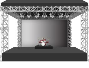 Level Stage / Panggung (Finishing Karpet Buana)
